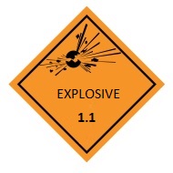 Explosives Sign