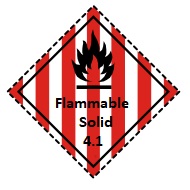 Flammable Solids Sign