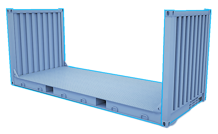 40' Flatrack Container